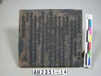 咸豐八年(1858)岸裡社潘家嚴禁混占田土地租告示印板藏品圖，第2張